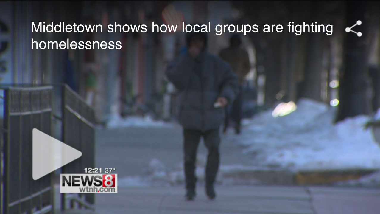 WATCH: Middletown Shows How Local Groups Are Fighting Homelessness, Featuring Tony Crews by Kent Pierce, WTNH News 8
